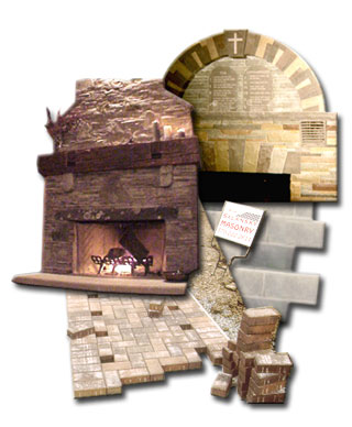 Salansky Construction, stone work, stone fireplaces, block, poured foundations